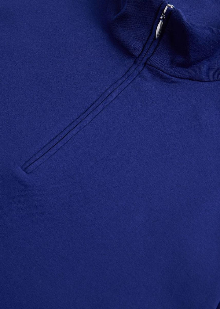 Interlock Cotton Jersey Pullover Vest - Royal Blue