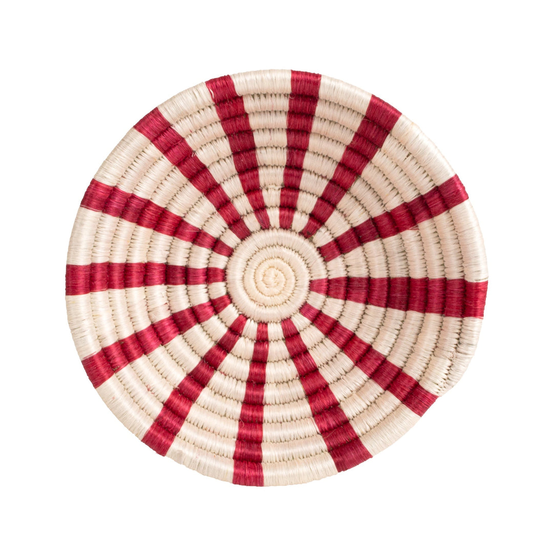 Holiday Woven Bowl - 6" - Peppermint