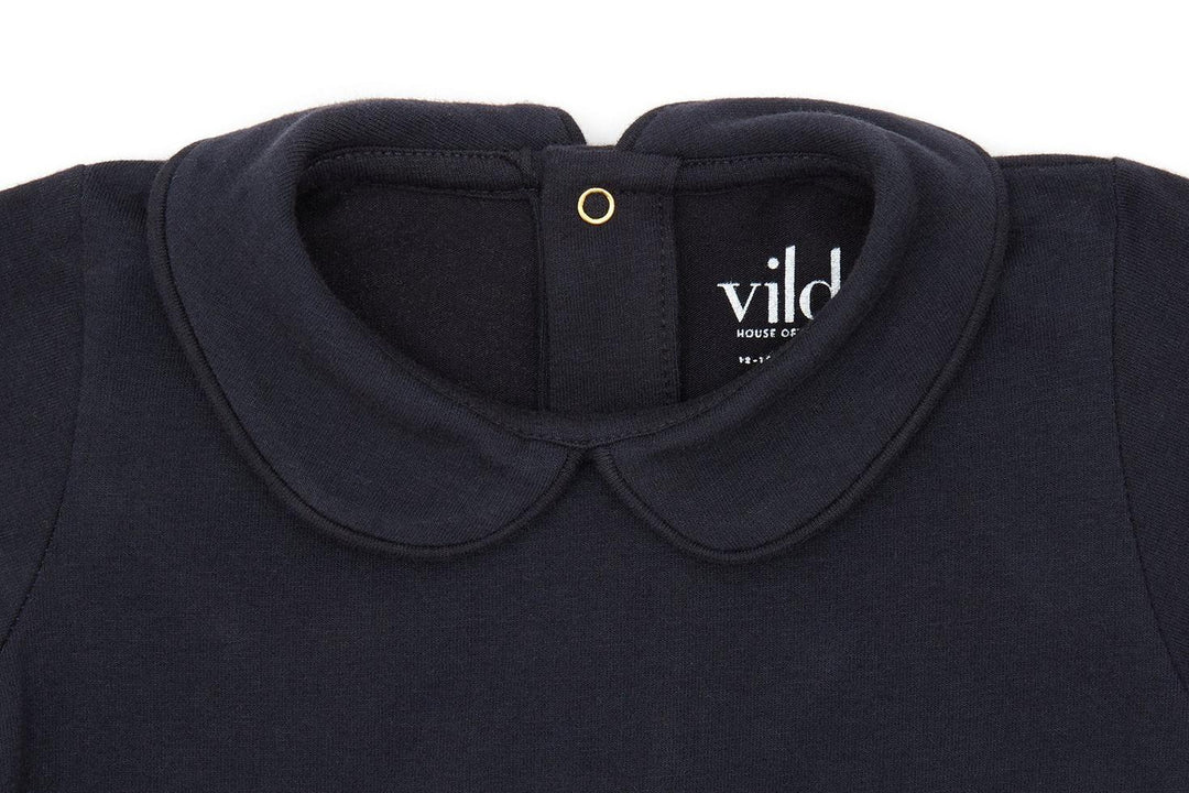 SS Organic Cotton Collared Shirt - Nocturnal Navy