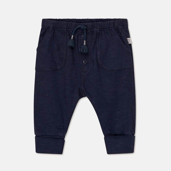 Slub Baby Pants - Dark Blue - FINAL SALE