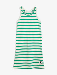 Panther Patch Tank Dress - Green
