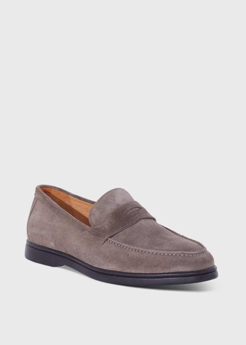 Hugo Suede Penny Loafer - Cognac