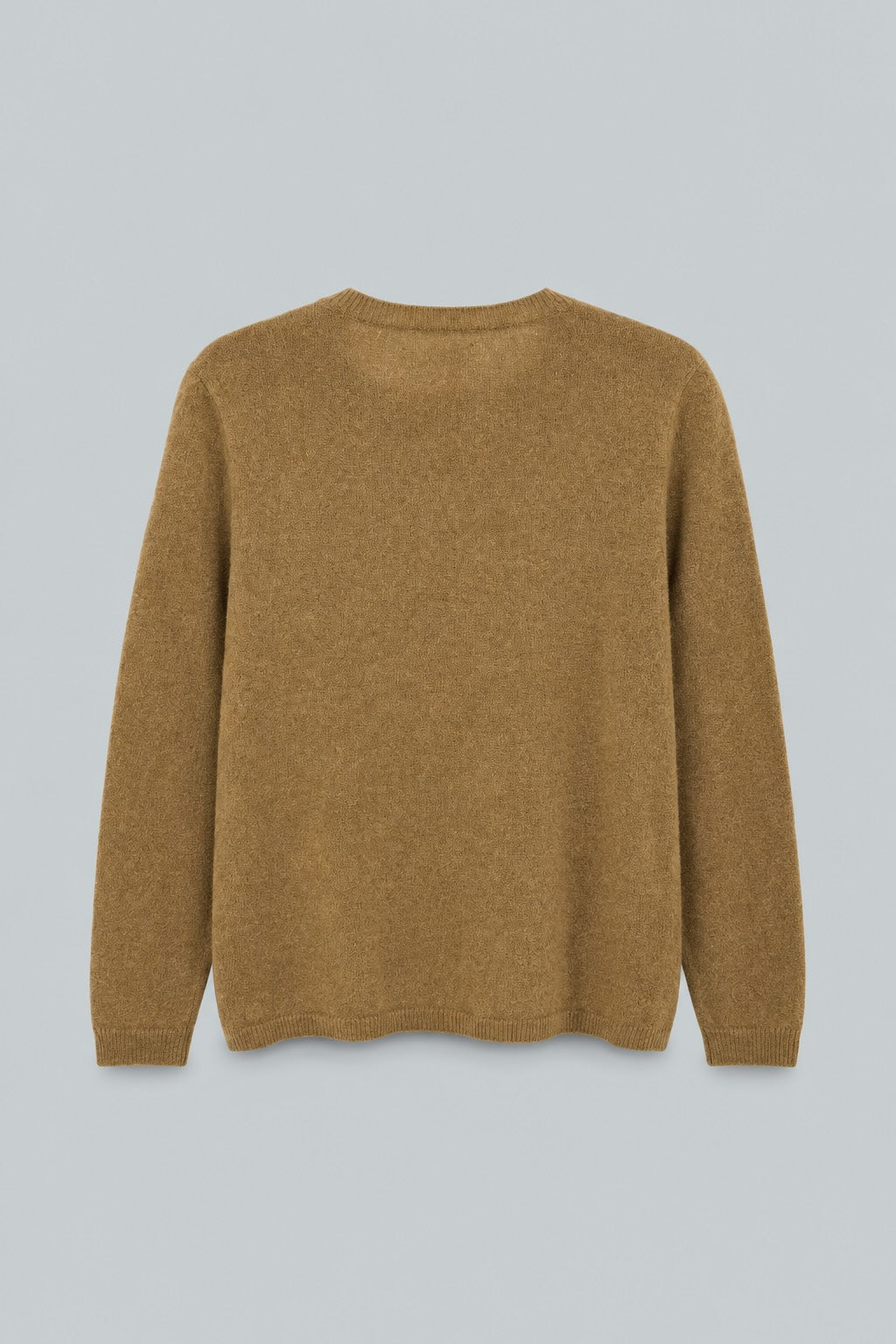 Crewneck Sweater In Cashmere Silk - Tapenade