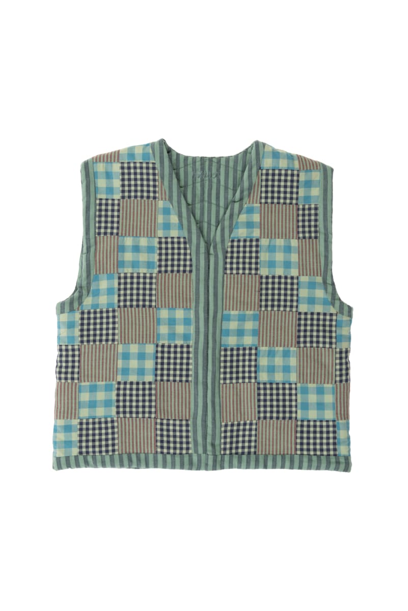 Children's Patchwork Mint Vest