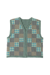Children's Patchwork Mint Vest