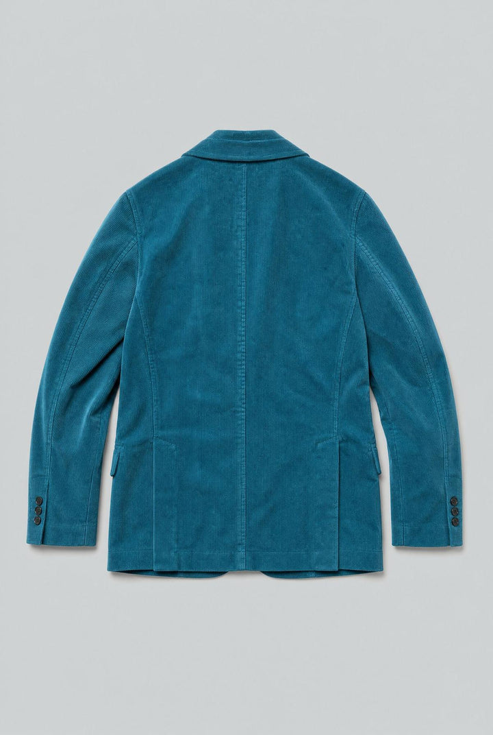 Teal Stretch Cord  Cooper& Harley Suit 38reg - Teal