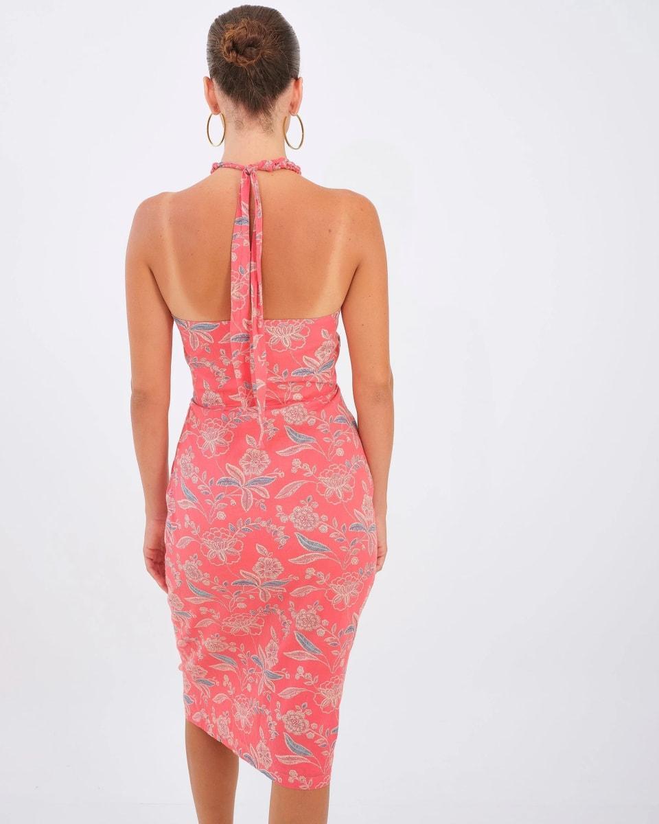 Haya Dress - Red Floral