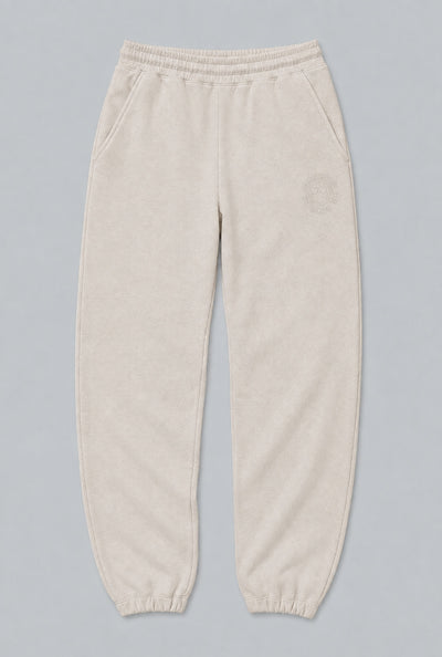 Something To Smile In Classic Sweatpants - Oatmeal