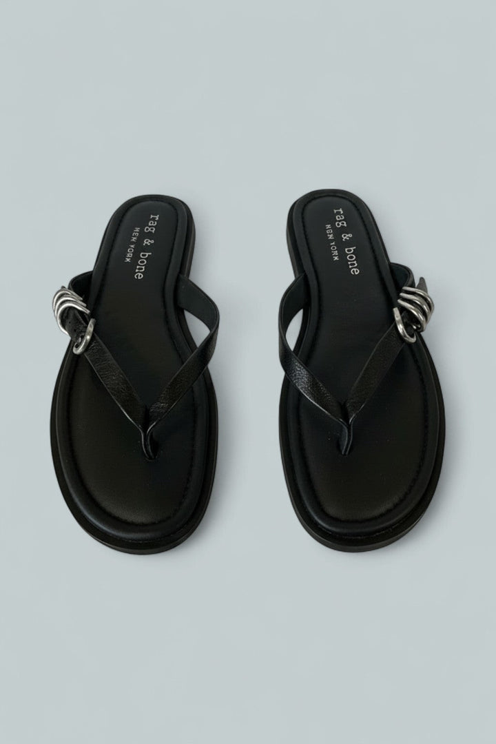 Women's Gia Thong Sandals - Black