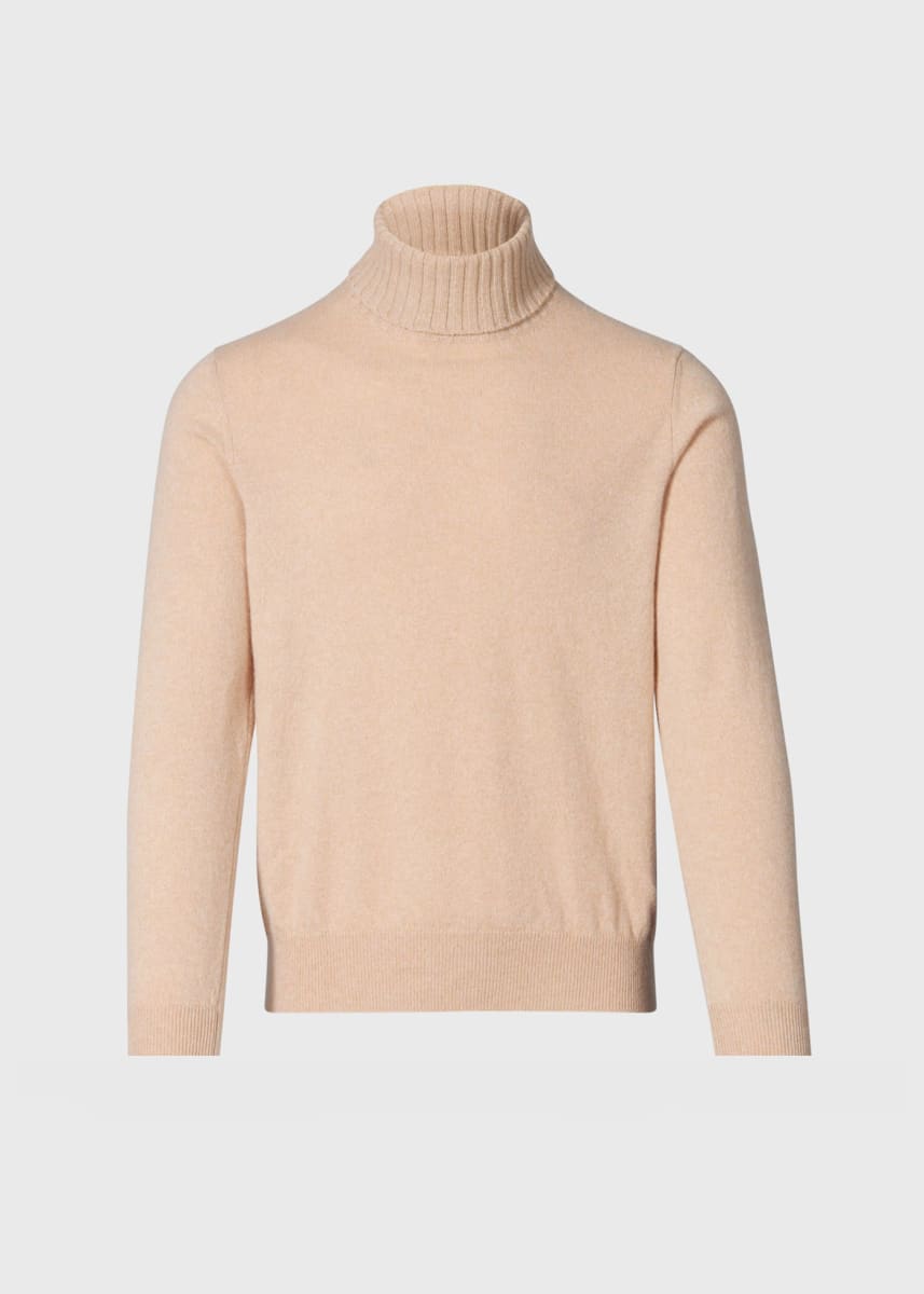 Phineas Cole Cashmere Turtleneck - Wheat