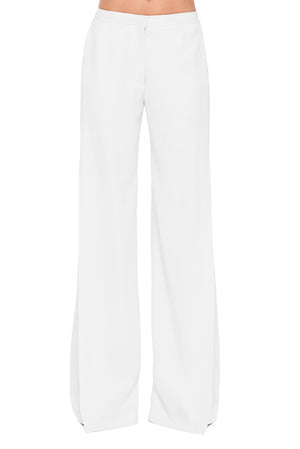 Front-flap Karla Pant - White