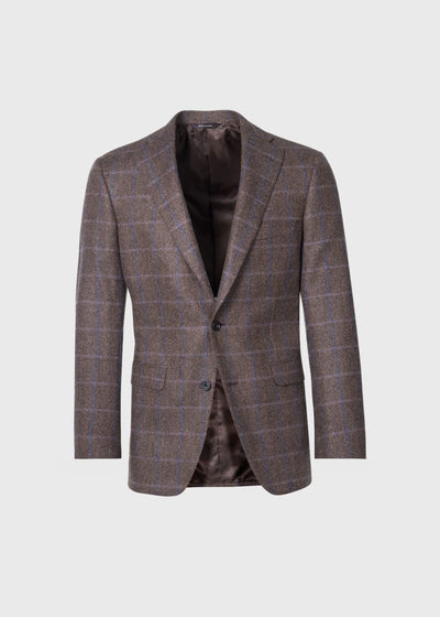 Cashmere Paul Jacket - Brown/Blue
