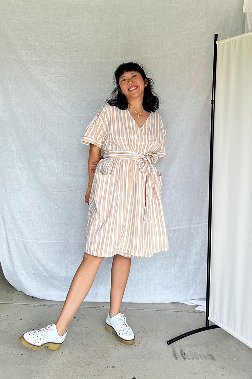 Maï Wrap Dress - Terracotta