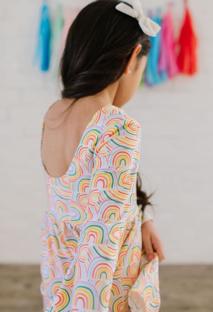 Gwendolyn Dress - Primary Rainbow