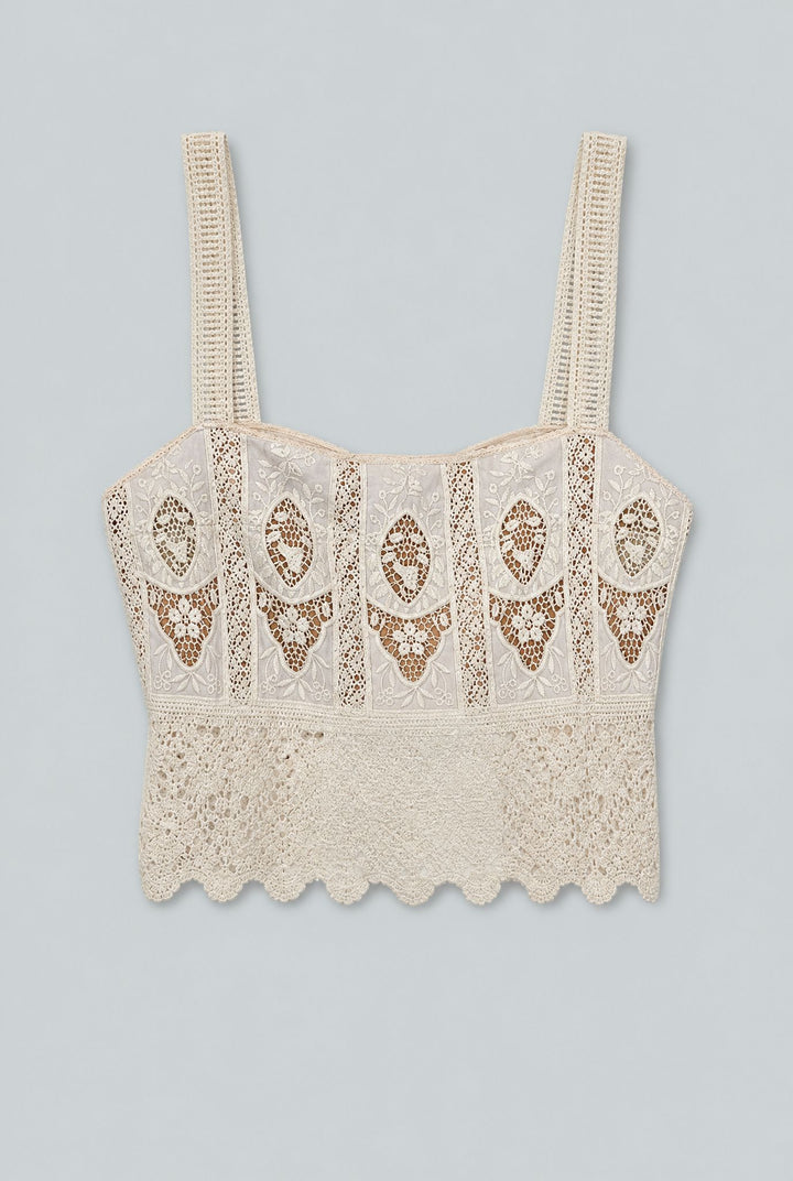 Casablanca Top - Ecru