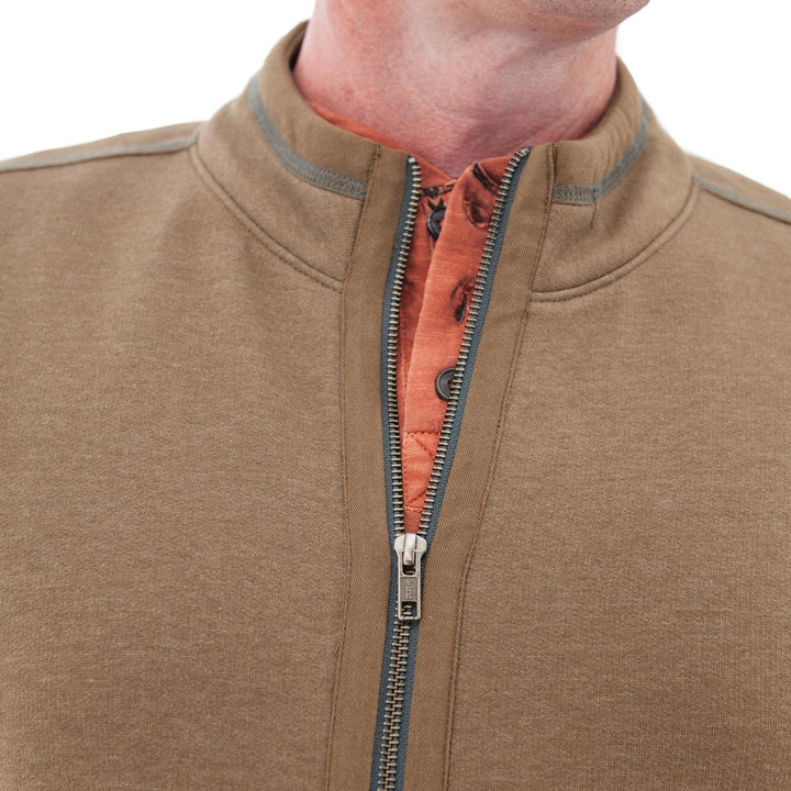 Waylen Organic Cotton Fleece Jacket - Teak