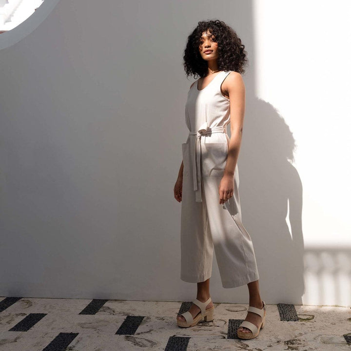 All-Day Open Toe Clog - Bone - FINAL SALE