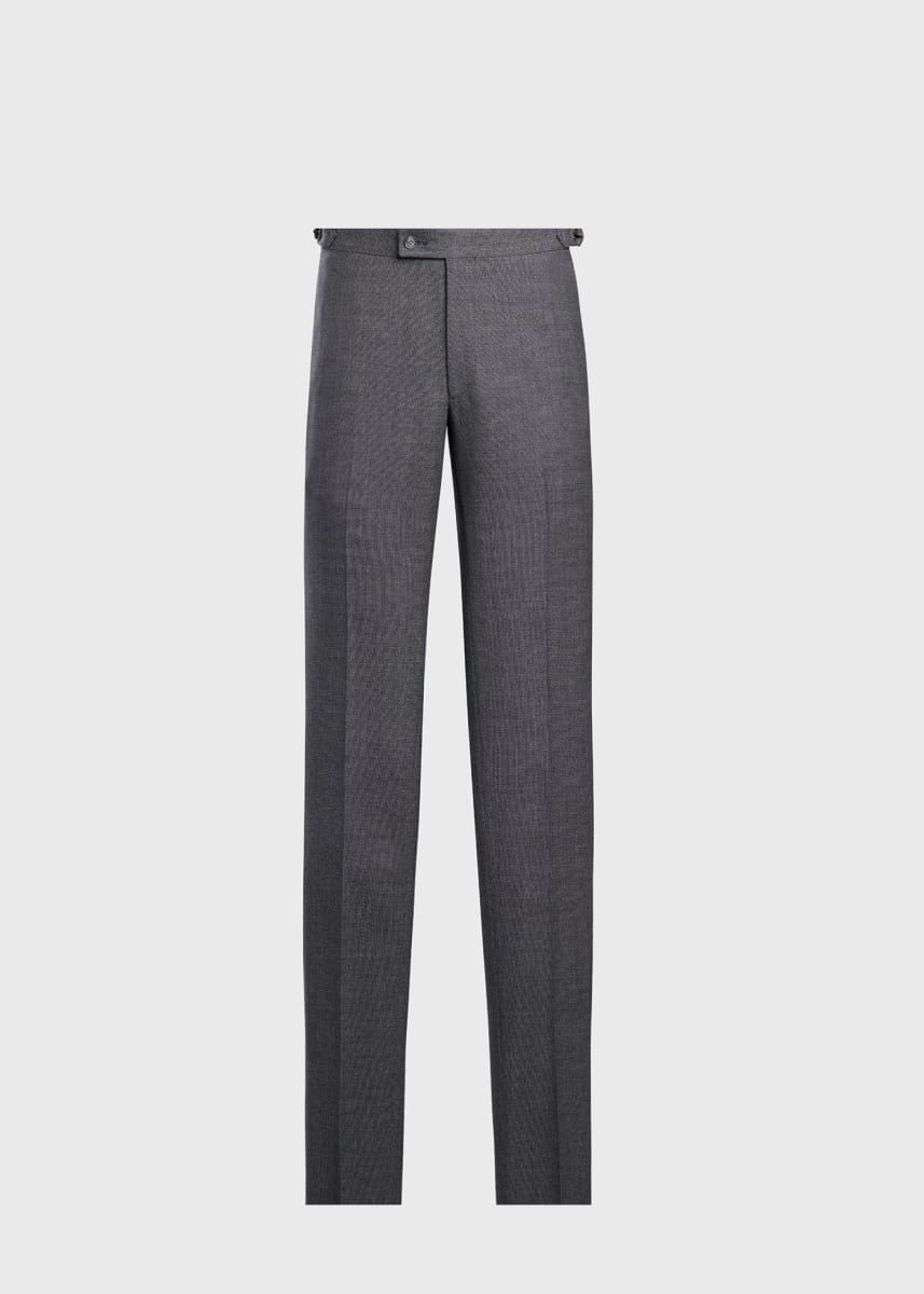 Nailhead Drake Suit - Grey