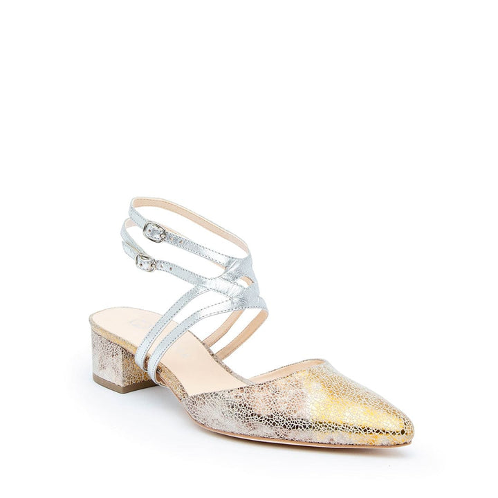 Broken Mirror Slide + Silver Lozen Strap - silver