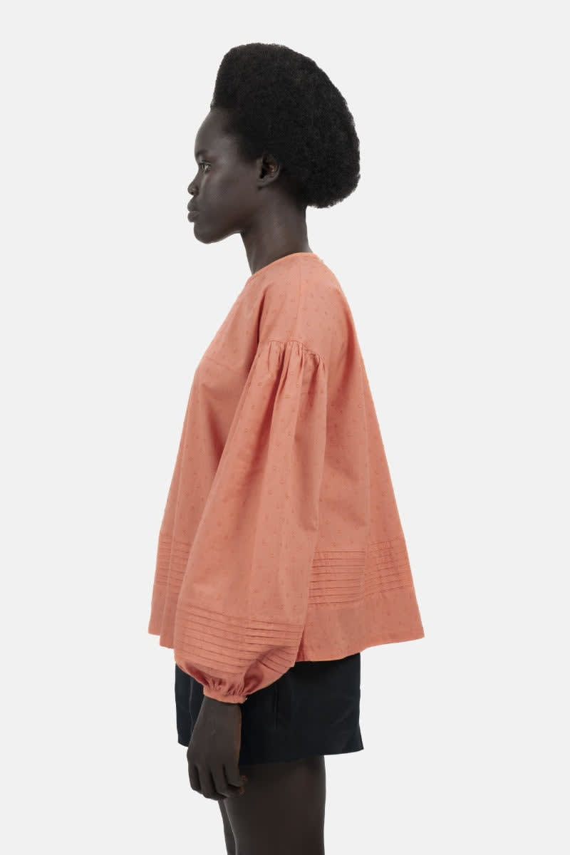 Strasbourg Spring Summer Blouse - Peonidin