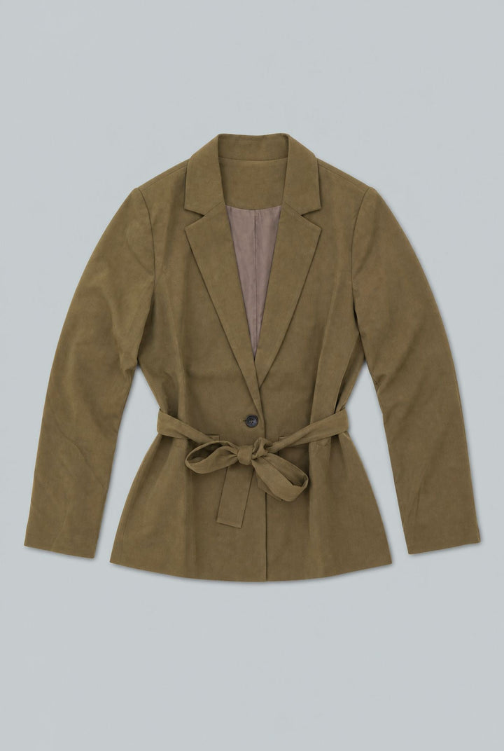 Oversized Classic Blazer - Army
