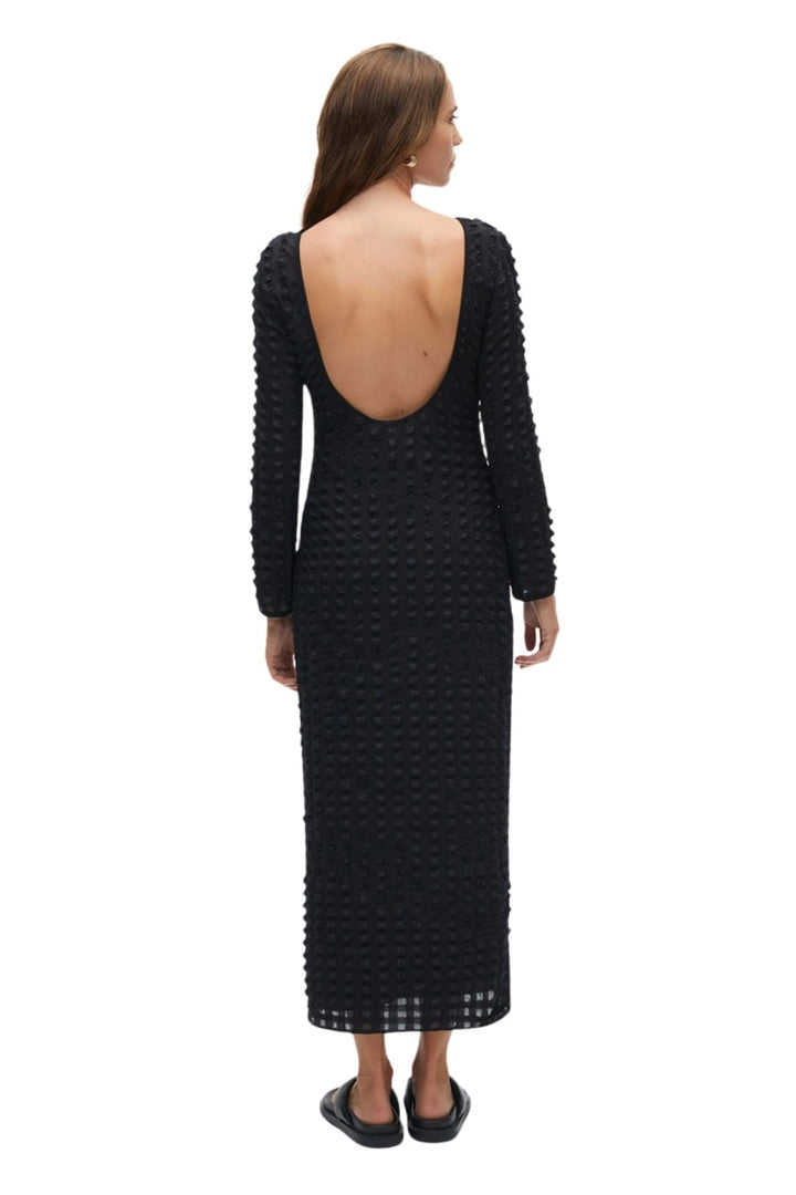 Open Back Dress - Black