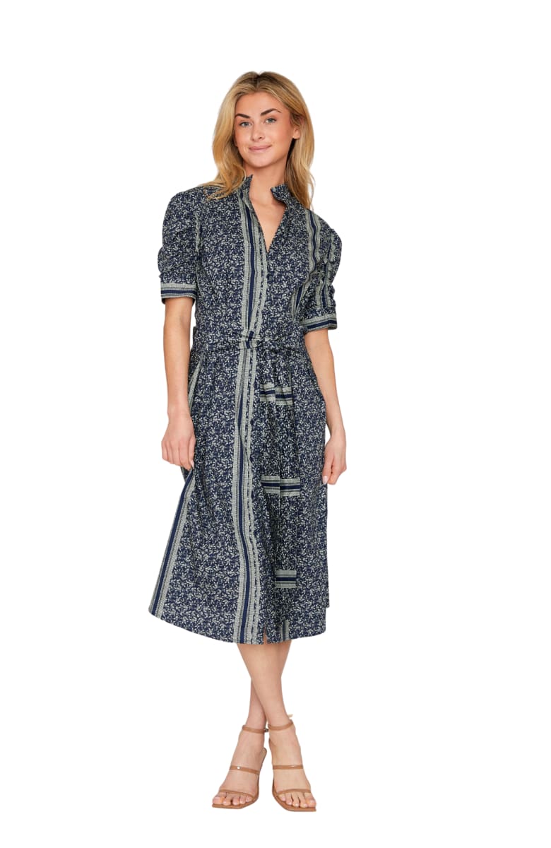 Heidi Dress - Midnight Botanica