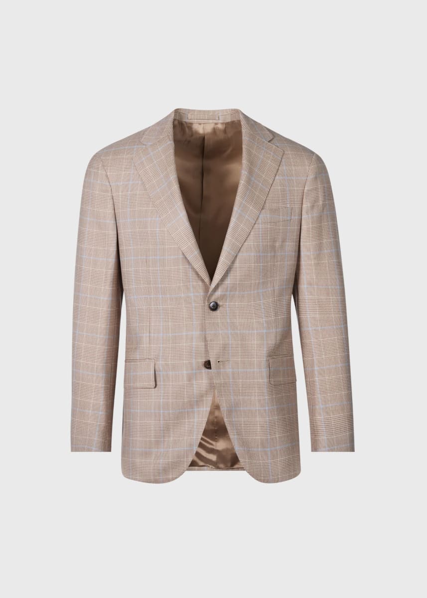 Exclusive Plaid Jacket - Brown