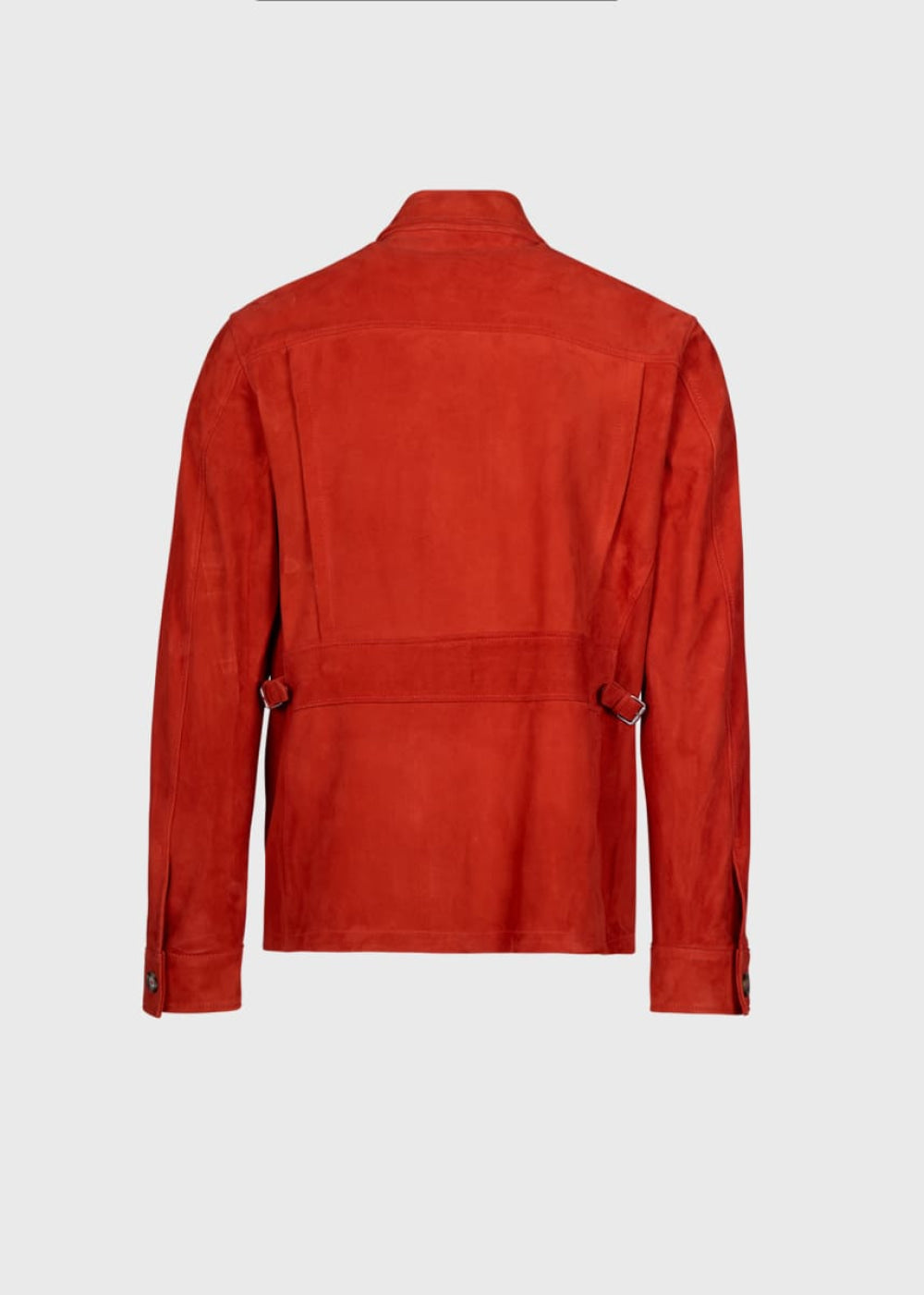 Ultra Soft Suede Jacket - Red - Jacket