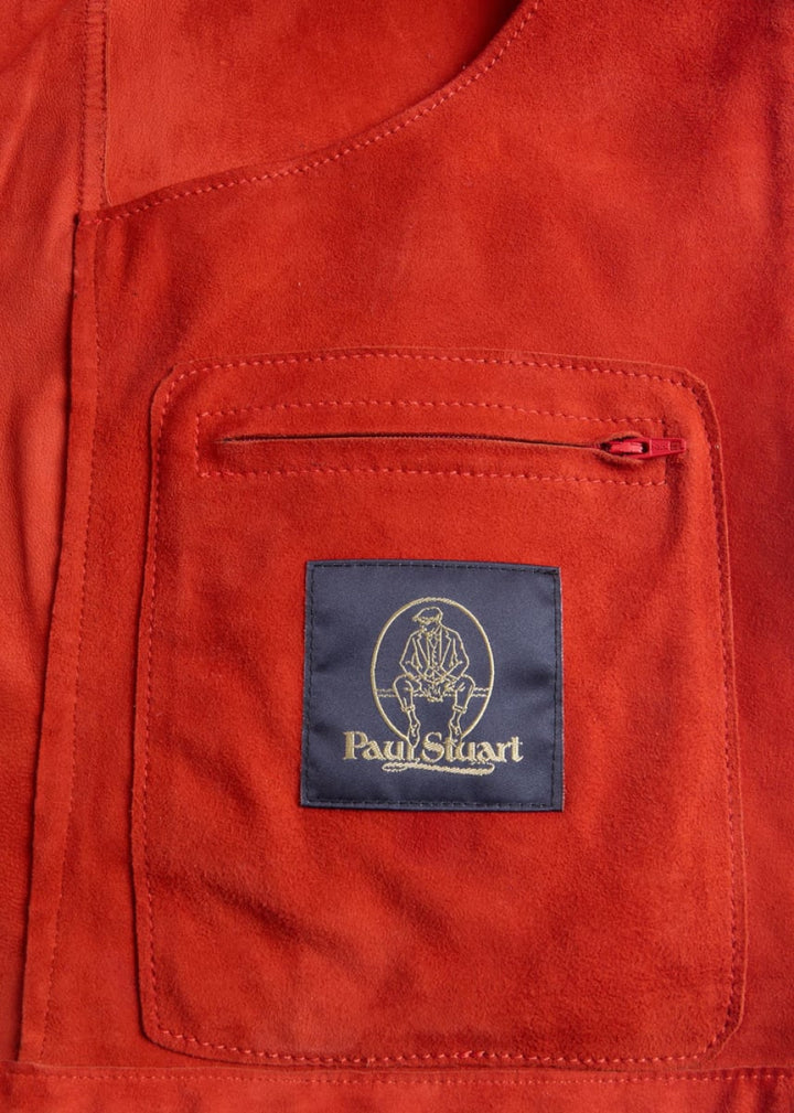 Ultra Soft Suede Jacket - Red - Jacket