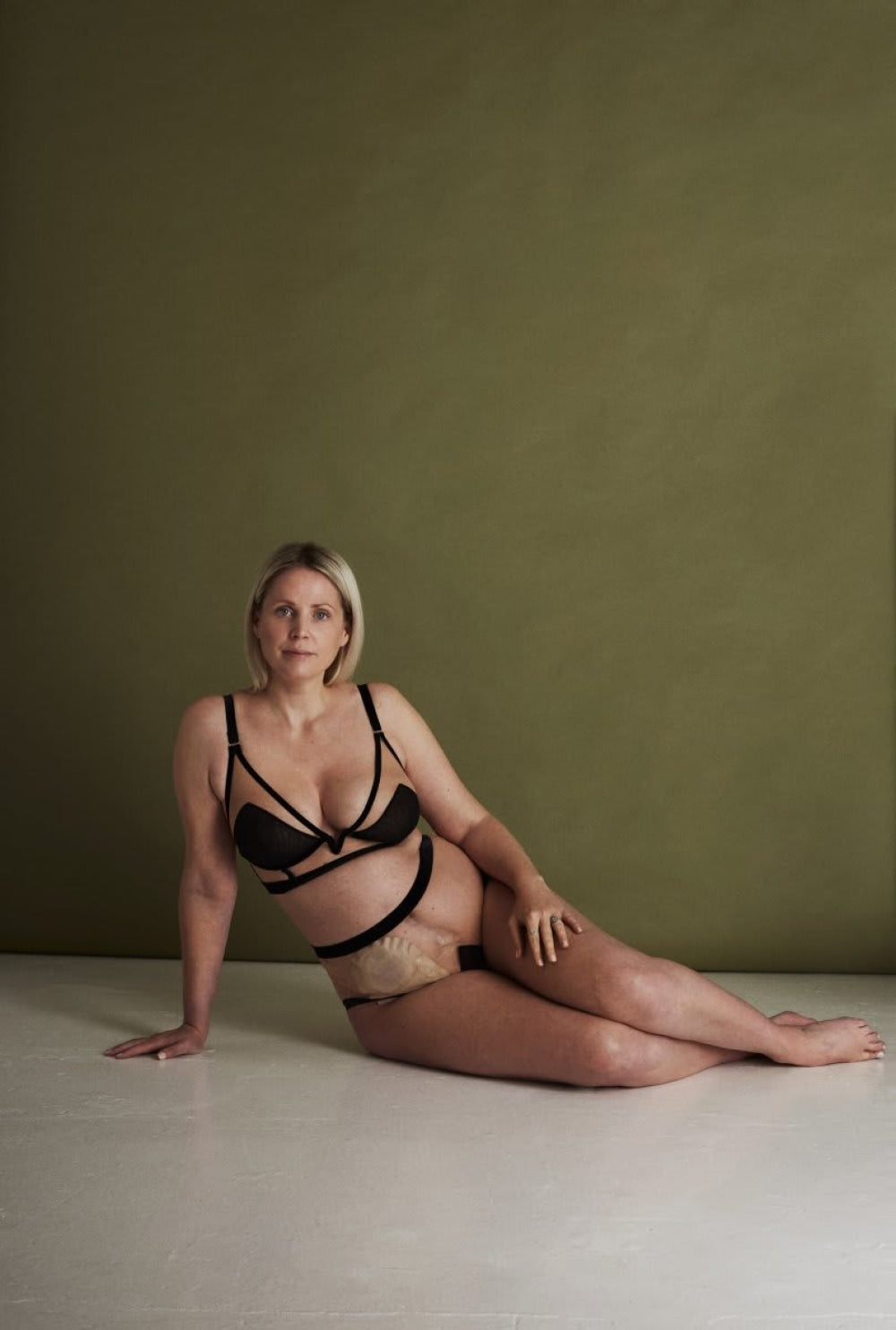 Uniqueness Is Strength Highwaist Briefs - Black & Sheer - FINAL SALE - Underwear