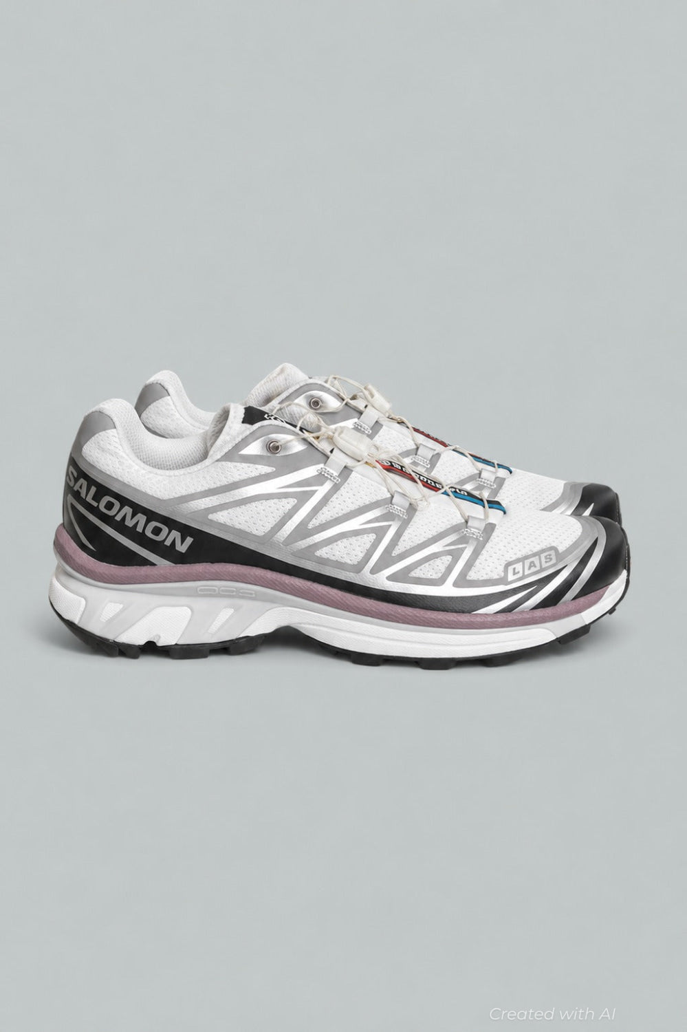 Unisex Xt-6 Running Sneakers - White - 8.5 WMN / 7.5 MEN - Sneaker