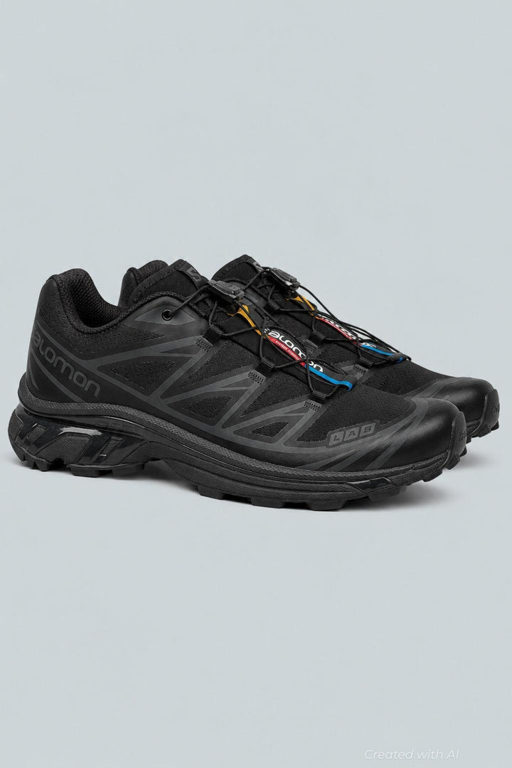 Unisex Xt-6 Sportstyle Low Top Sneakers - Black - 10.5 WMN / 9.5 MEN - Sneaker