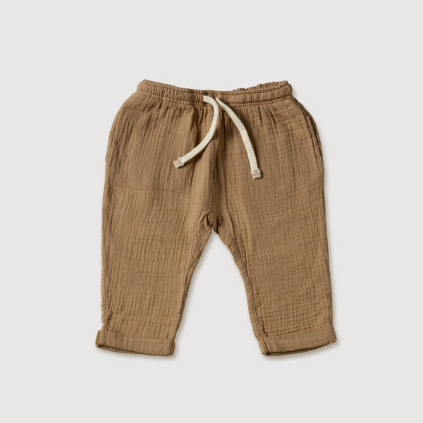 Gauze Pants - Bronze