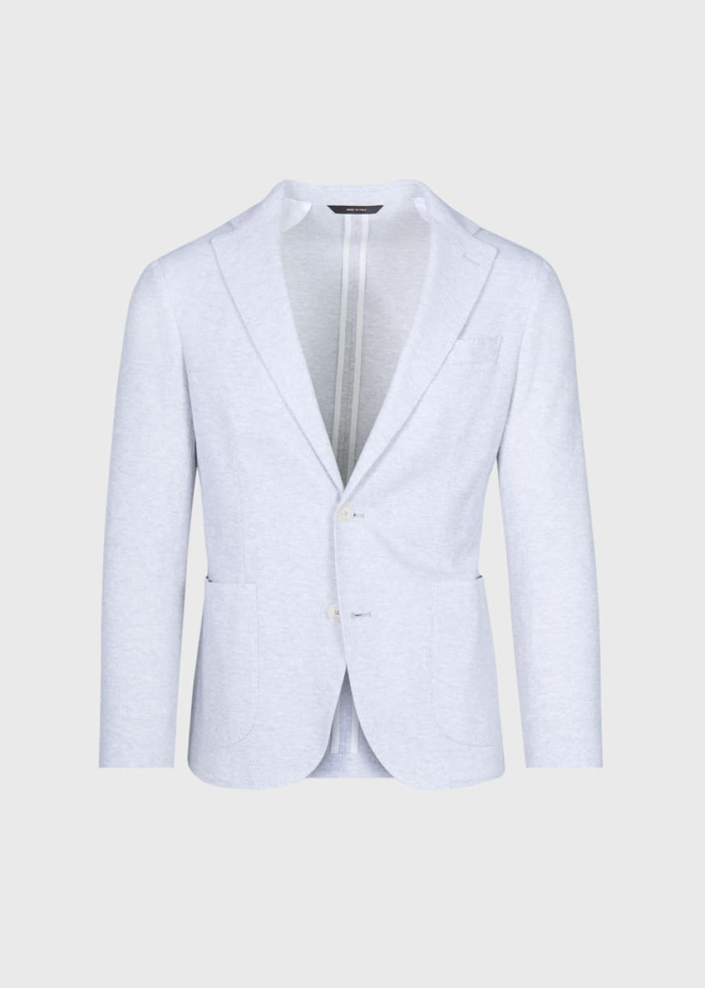 Unstructured Knit Jacket - Silver - Blazer