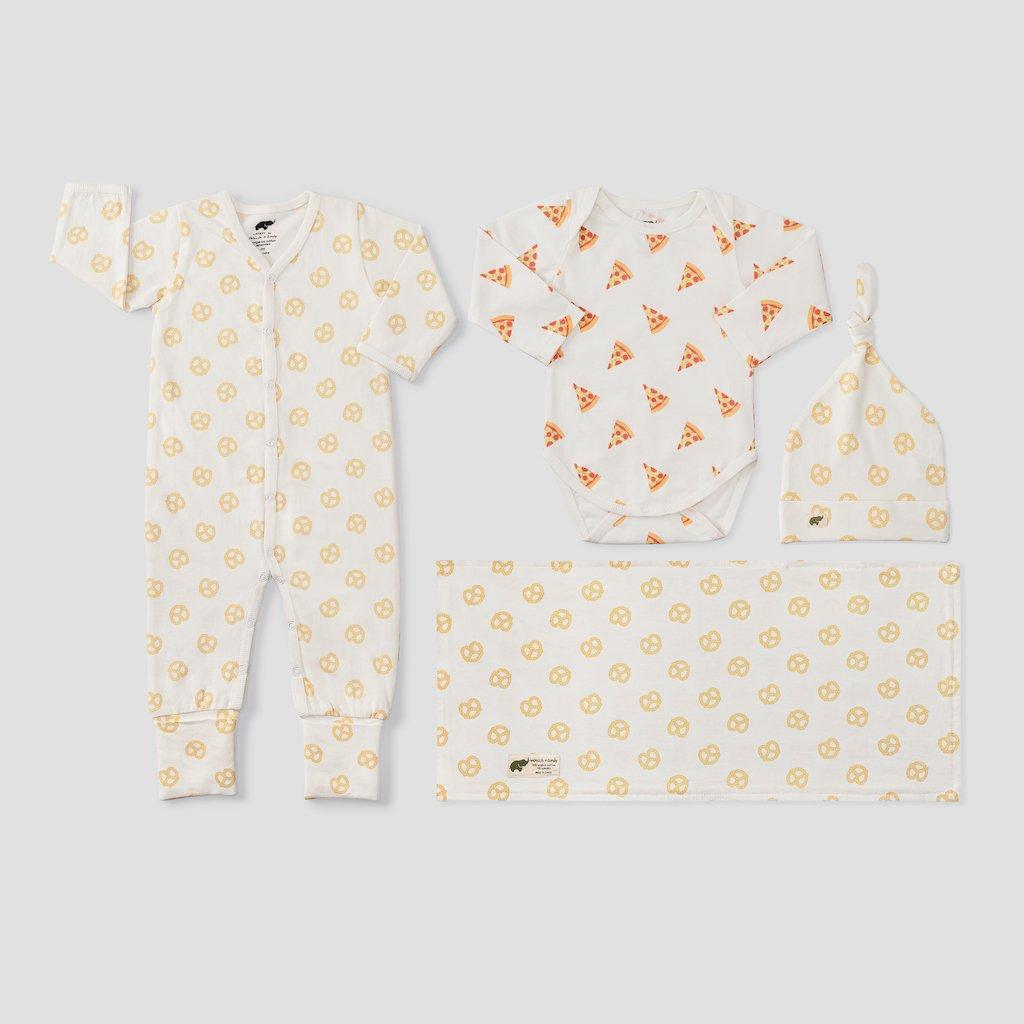 11 Item Baby Essentials Bundle - Pizza Pretzel
