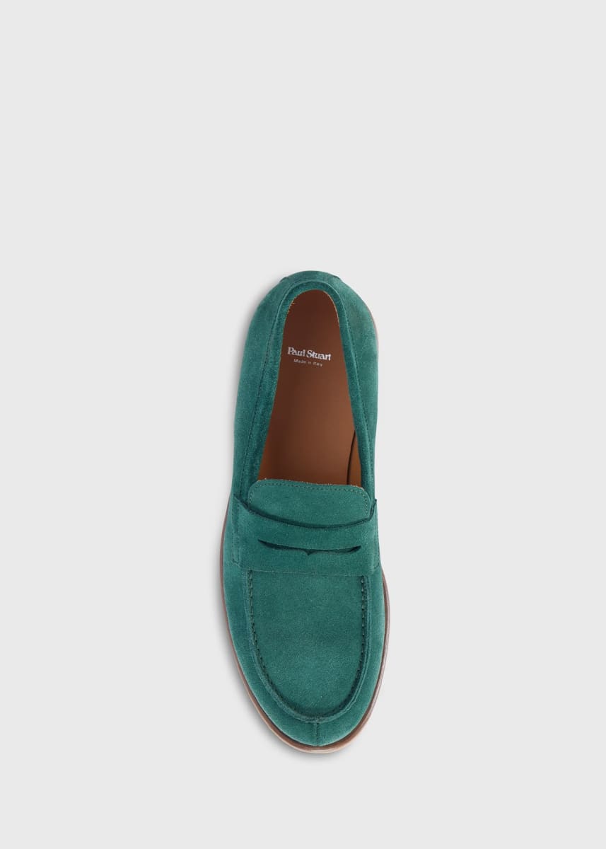 Suede Matthew Loafer - Green