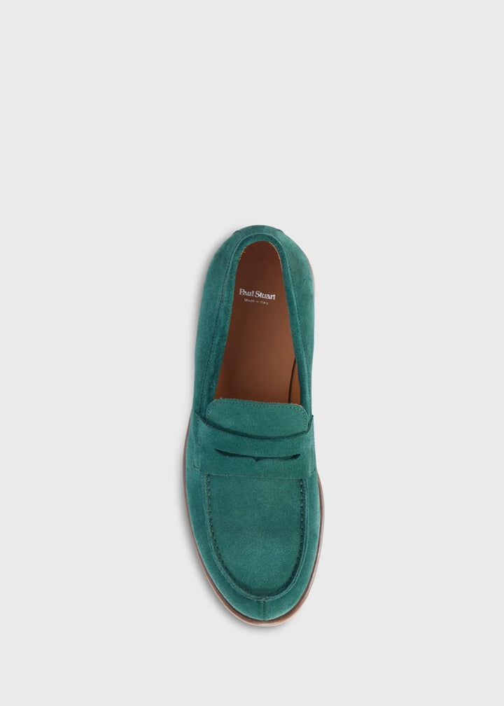 Suede Matthew Loafer - Green