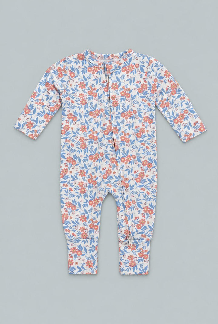 Convertible Romper - Vintage Flower Pink