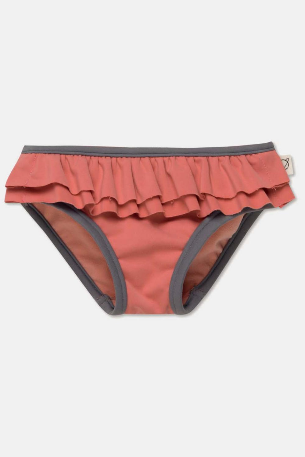 Uv flounce baby swim bottom - Coralgrey swim - Bikini Bottom
