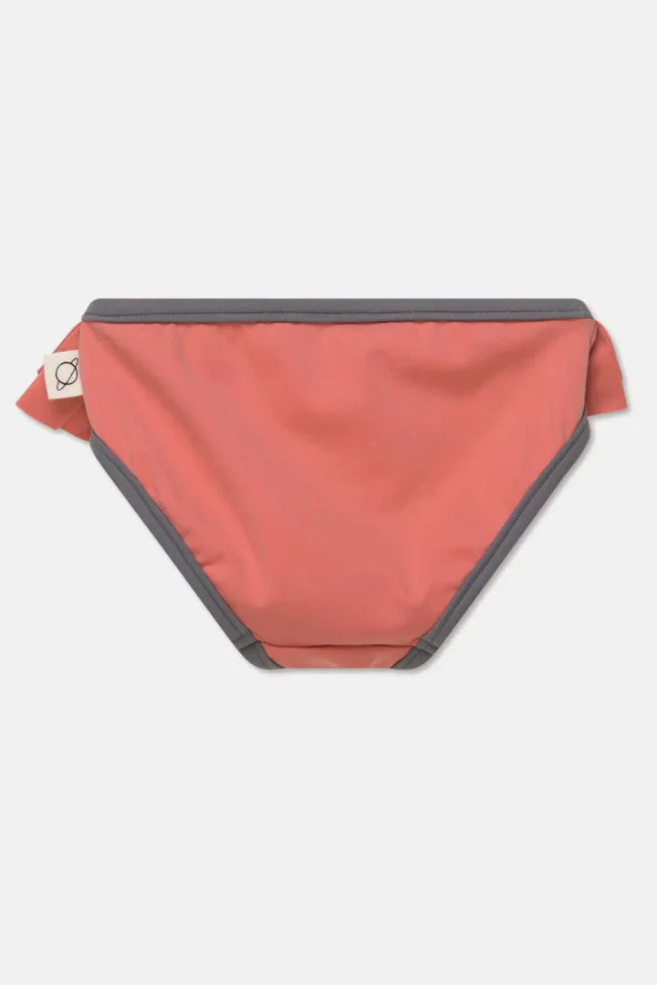 Uv flounce baby swim bottom - Coralgrey swim - Bikini Bottom