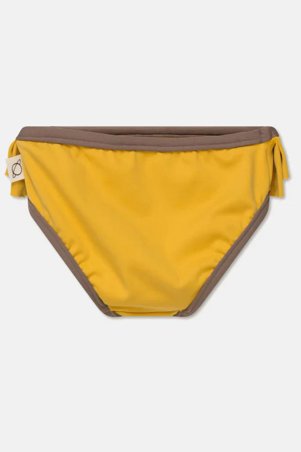 Uv flounce baby swim bottom - Yellowtaupe swim - bikini bottom - baby