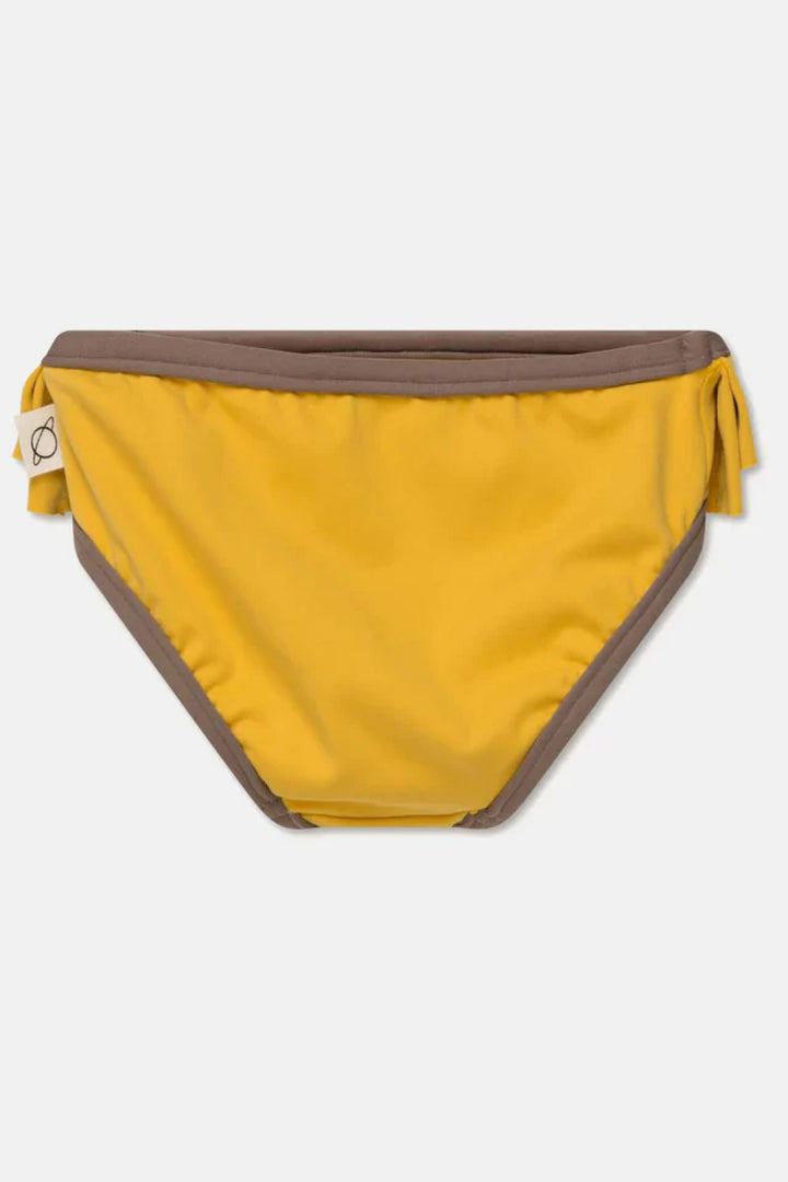Uv flounce baby swim bottom - Yellowtaupe swim - bikini bottom - baby