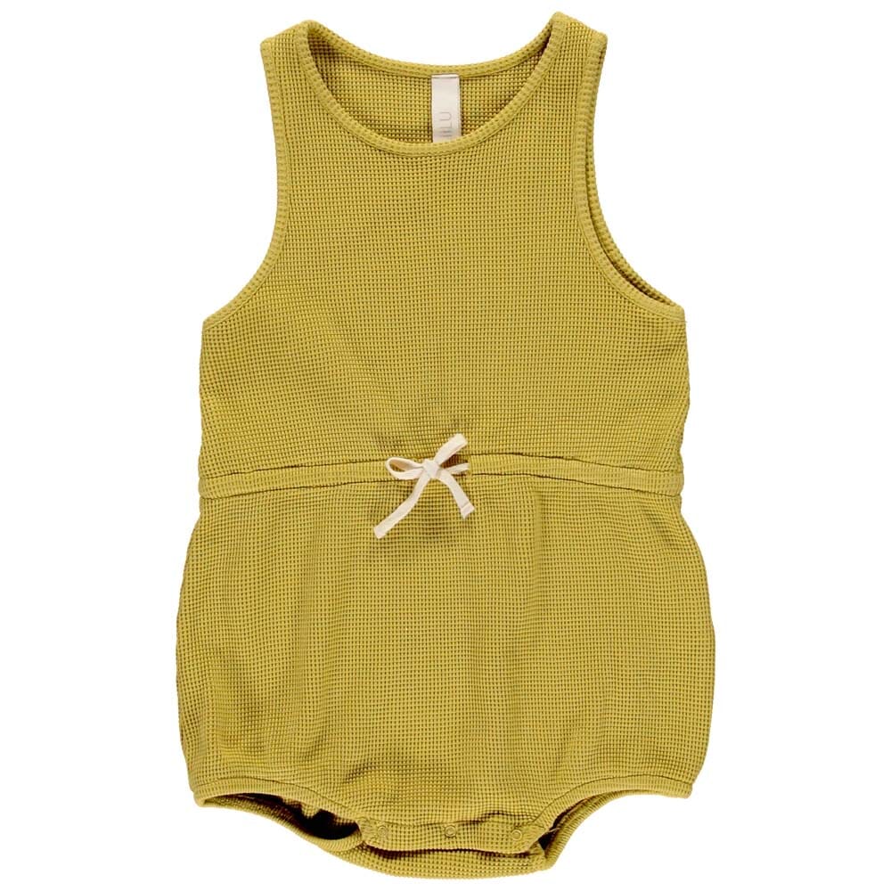 Waffle Keno Romper - Olivenite One Pieces Liilu 