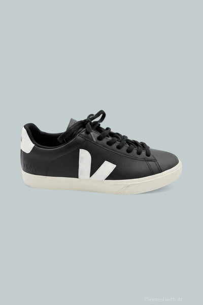 V-10 Low Top Mesh And Suede Sneakers - White/Black - US 11 - Sneaker