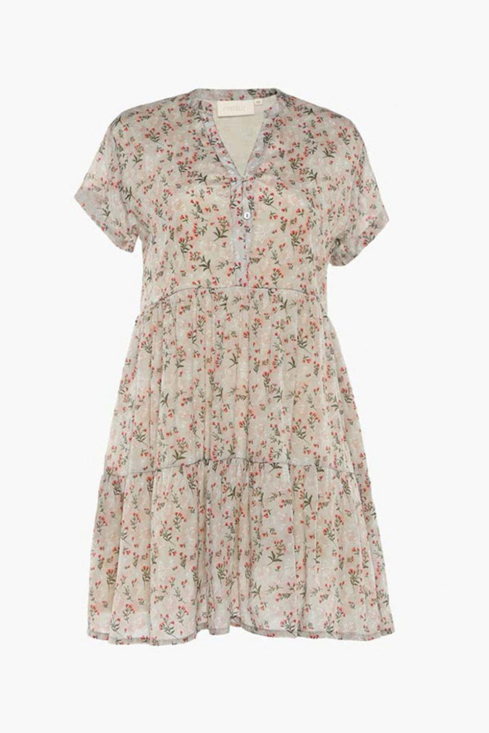 V-neck Tiered Dress - Peony Parade - Dresses