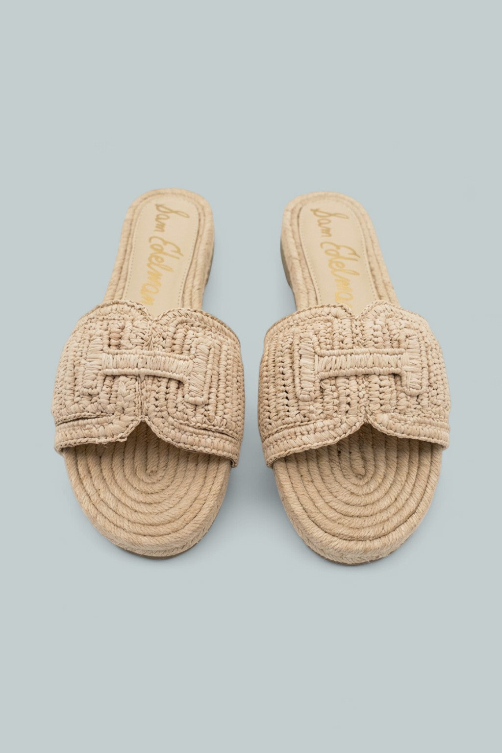 Miya Woven Slides - Natural
