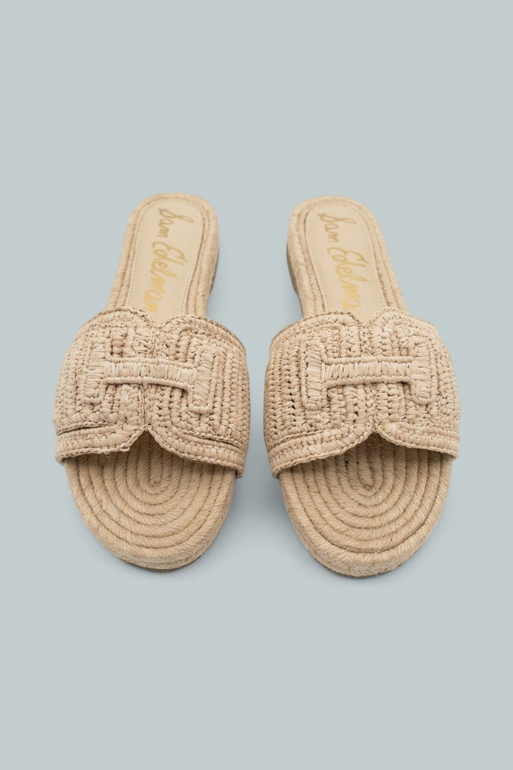 Miya Woven Slides - Natural