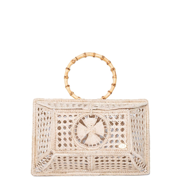 Camila Handmade Iraka Palm Basket - Natural