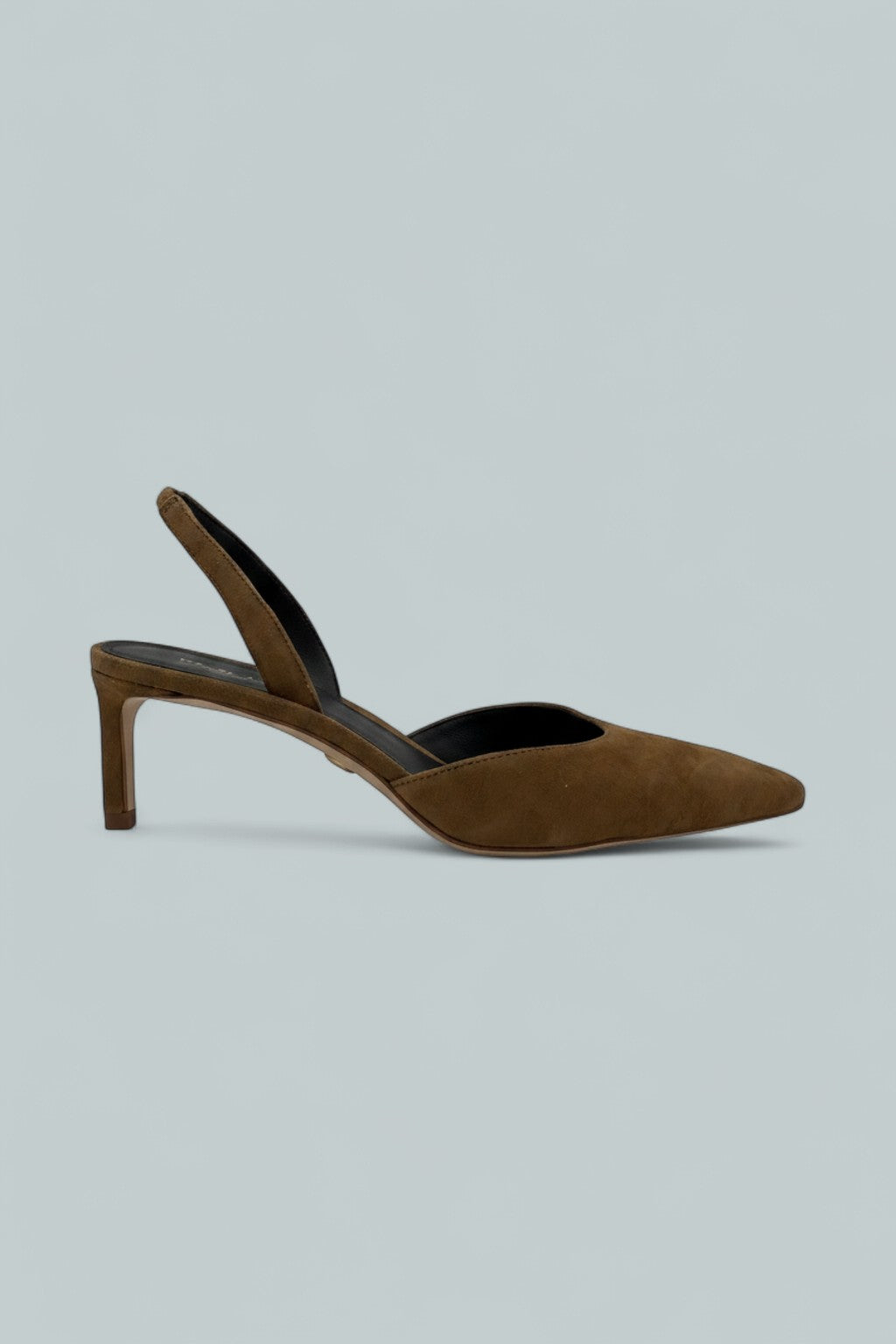 Caroline Suede Slingback Pump - Hazelwood